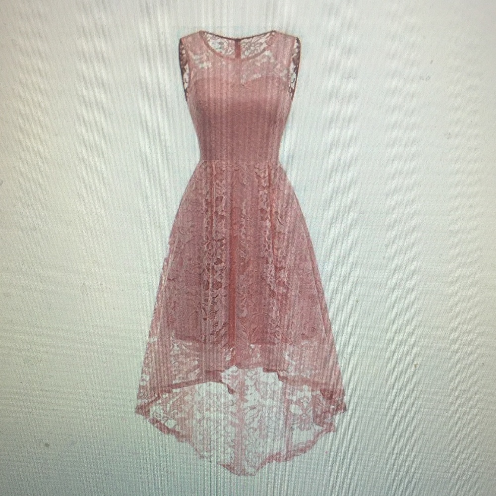 MUADRESS Women's Vintage Floral Lace Dress XXL